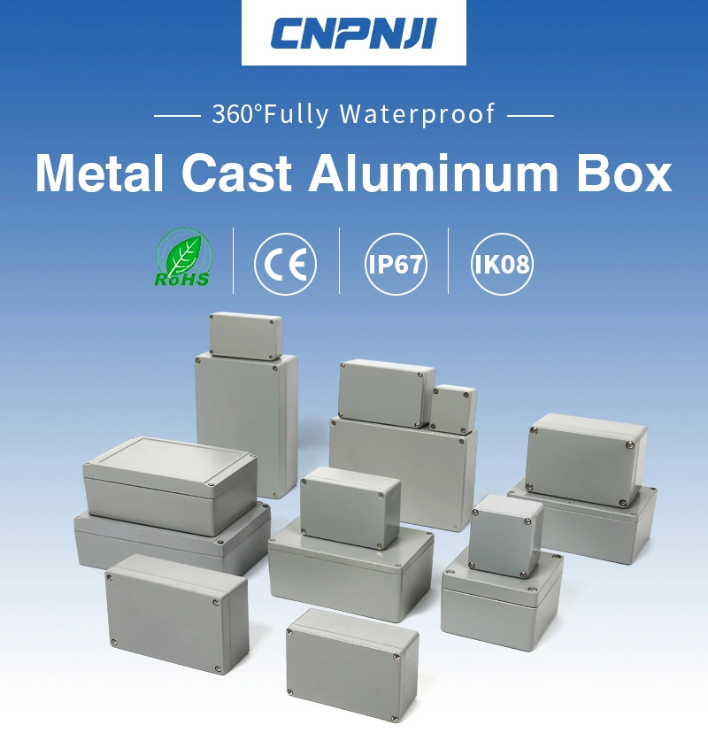 OEM Custom Metal Case Aluminium Extruded Enclosure Metal Junction Box